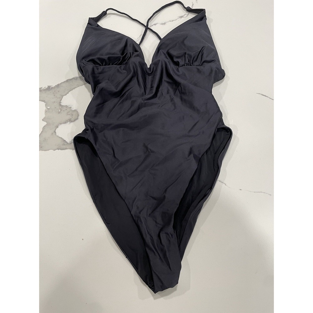 DOLCE VITA women swimwear swim suit black M 1 Pc Strappy